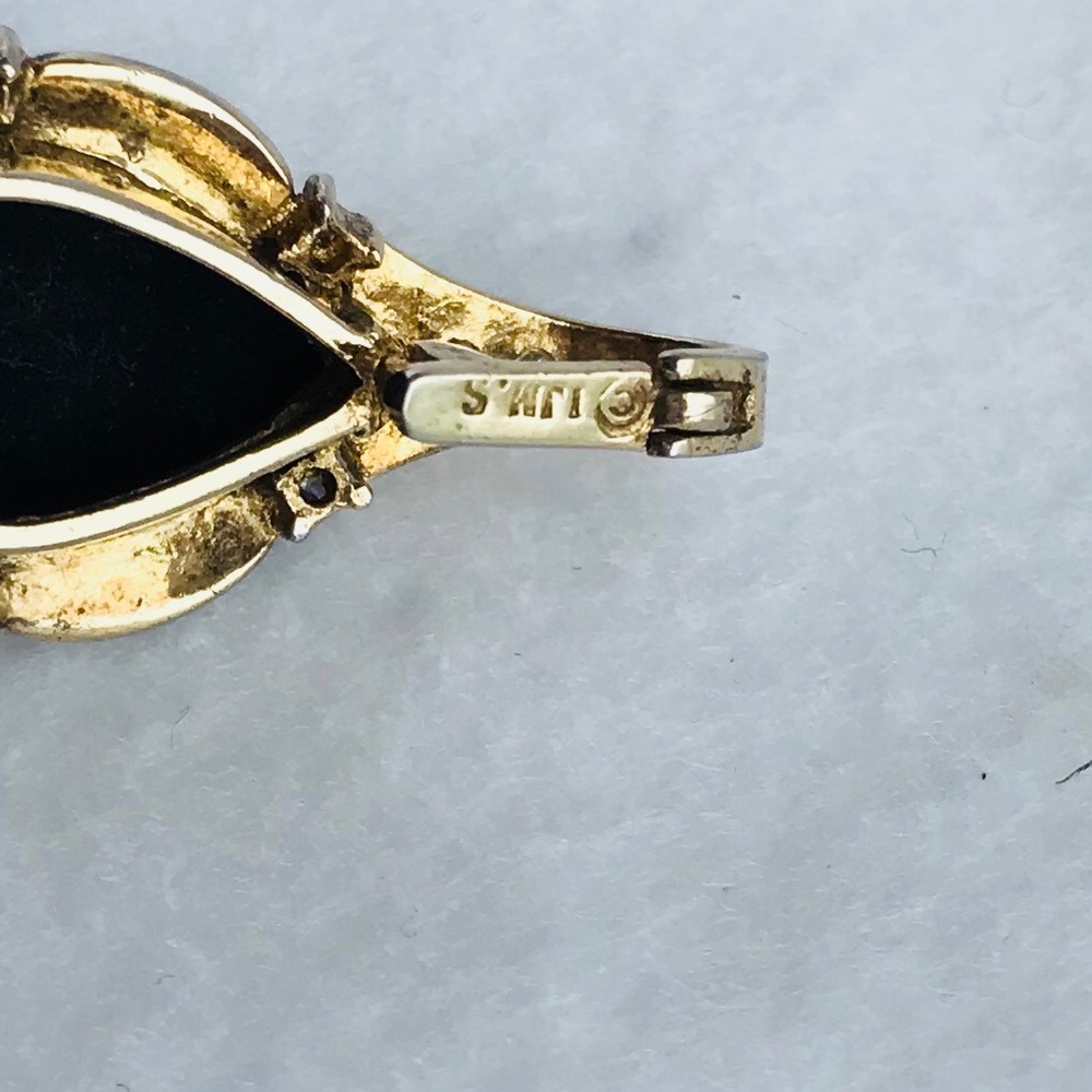 Vintage Onyx Pendant - Picture 5 of 5